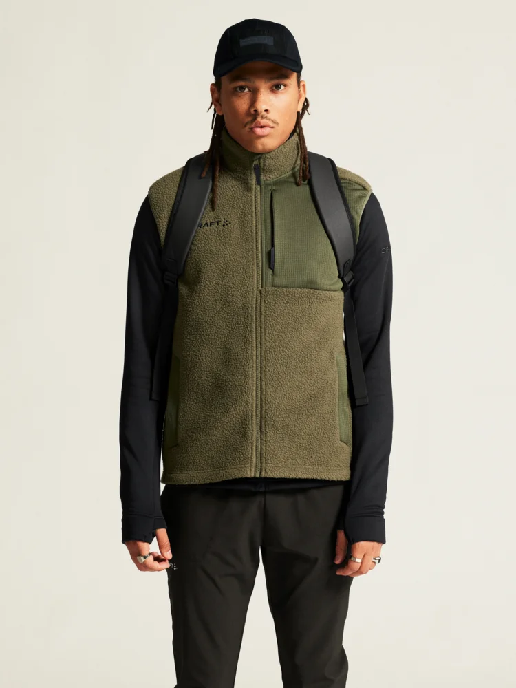 Herren Sherpa Fleece Weste