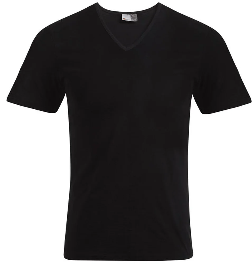 Herren Slim Fit V-Ausschnitt T-Shirt