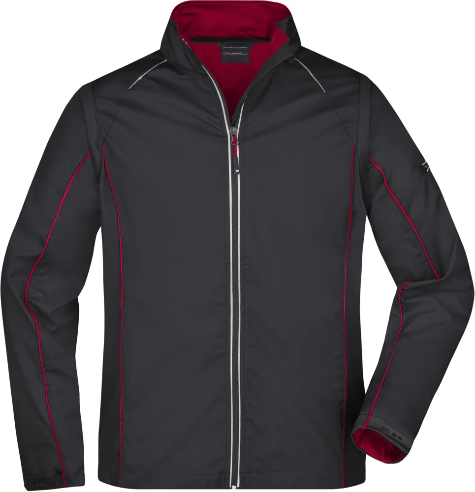 Herren Softshell Jacke mit abnehmbaren Ärmeln