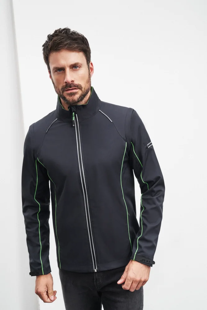 Herren Softshell Jacke mit abnehmbaren Ärmeln