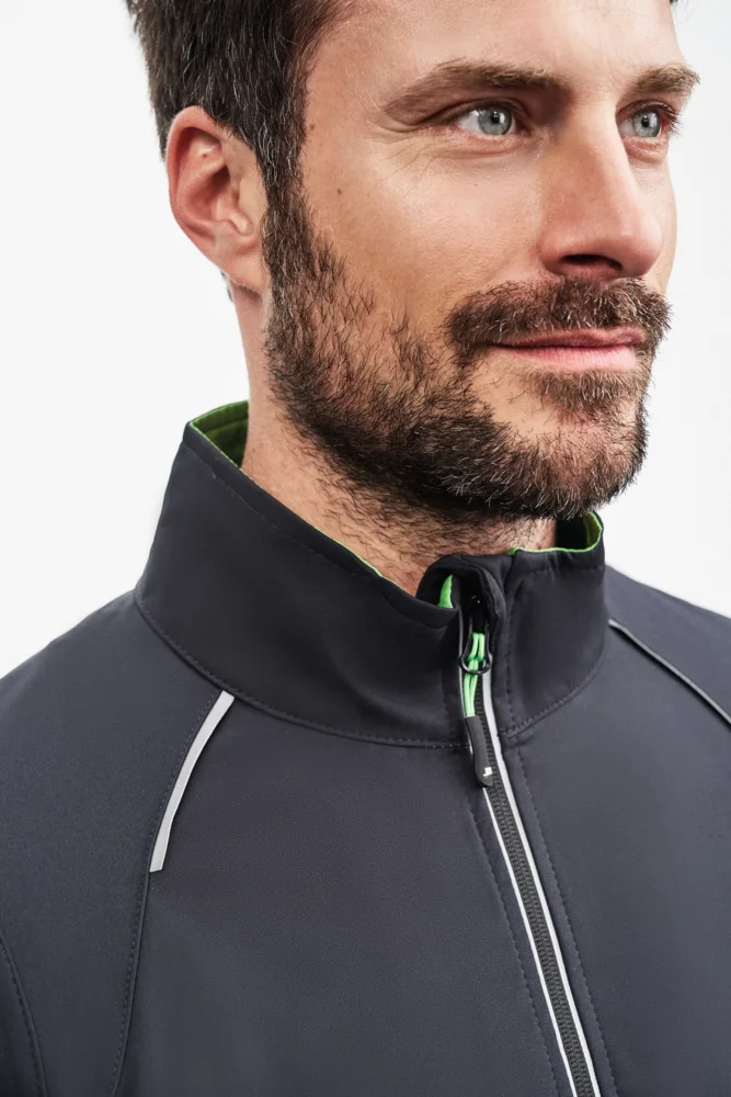 Herren Softshell Jacke mit abnehmbaren Ärmeln