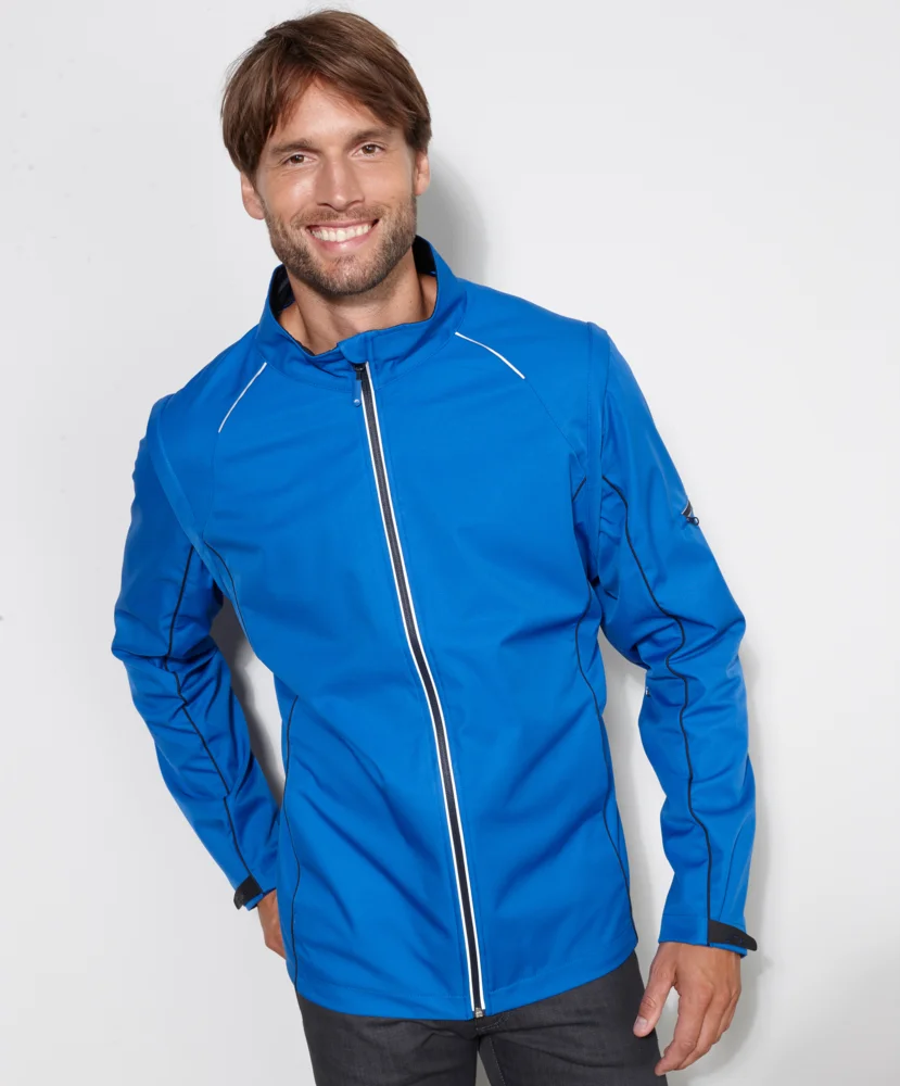Herren Softshell Jacke mit abnehmbaren Ärmeln