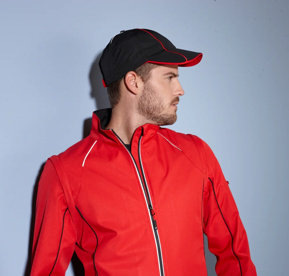 Herren Softshell Jacke mit abnehmbaren Ärmeln
