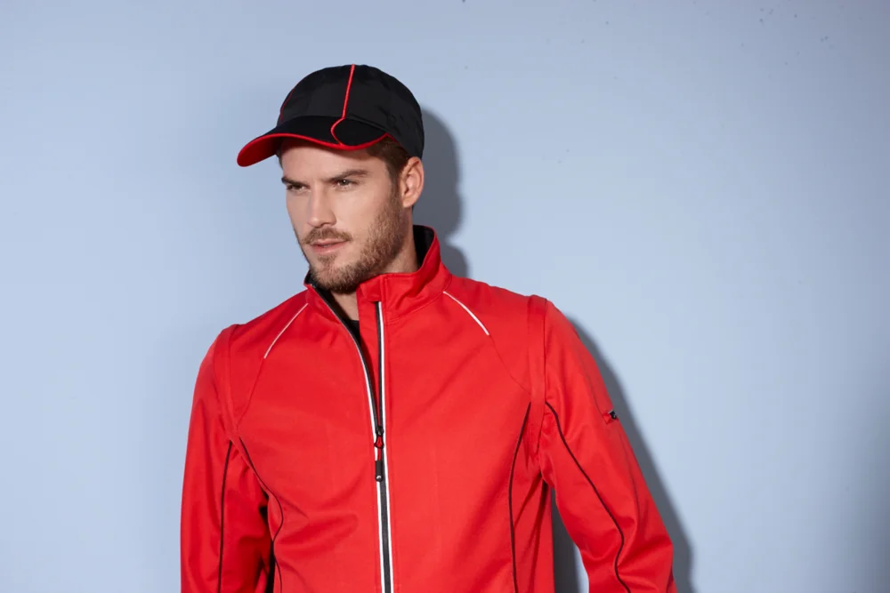 Herren Softshell Jacke mit abnehmbaren Ärmeln