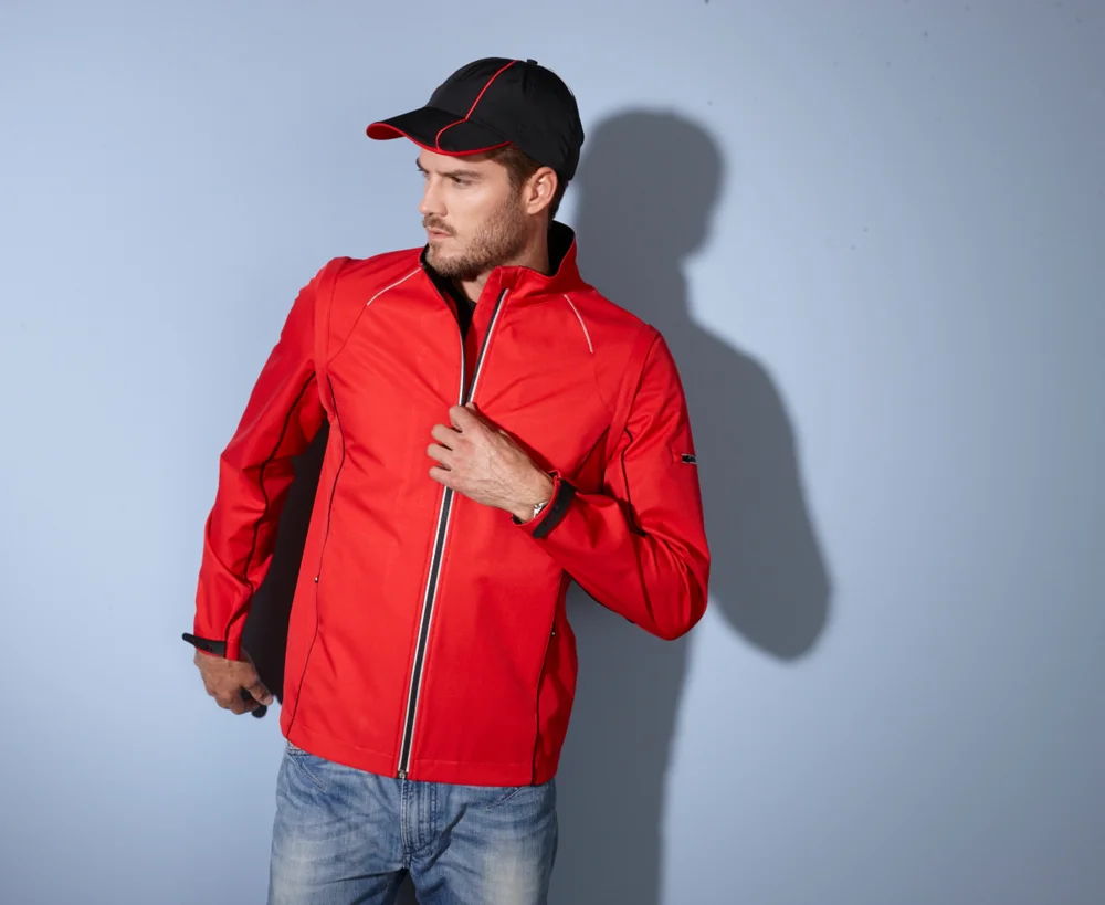 Herren Softshell Jacke mit abnehmbaren Ärmeln