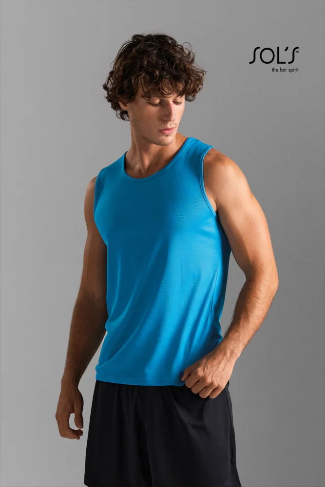Herren Sport Shirt ärmellos