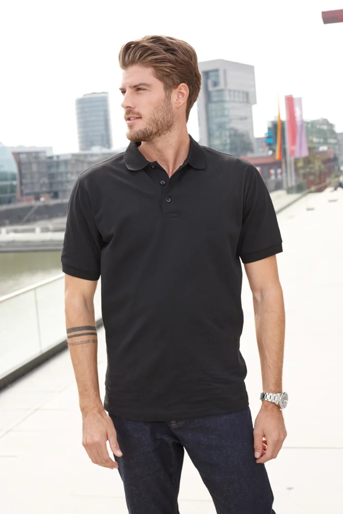 Herren Stretch Piqué Polo