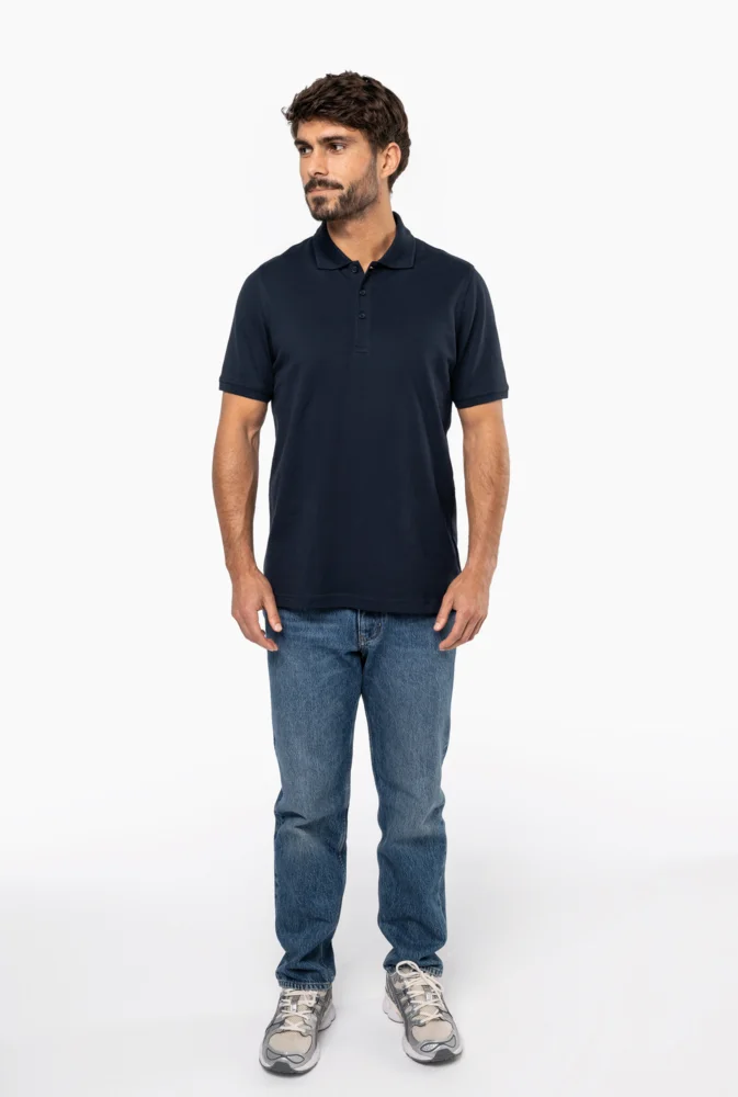Herren Stretch Piqué Polo