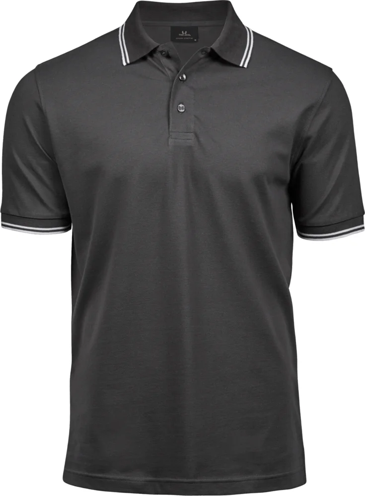 Herren Stretch Piqué Polo "Stripe"