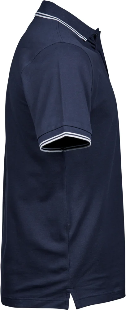 Herren Stretch Piqué Polo "Stripe"