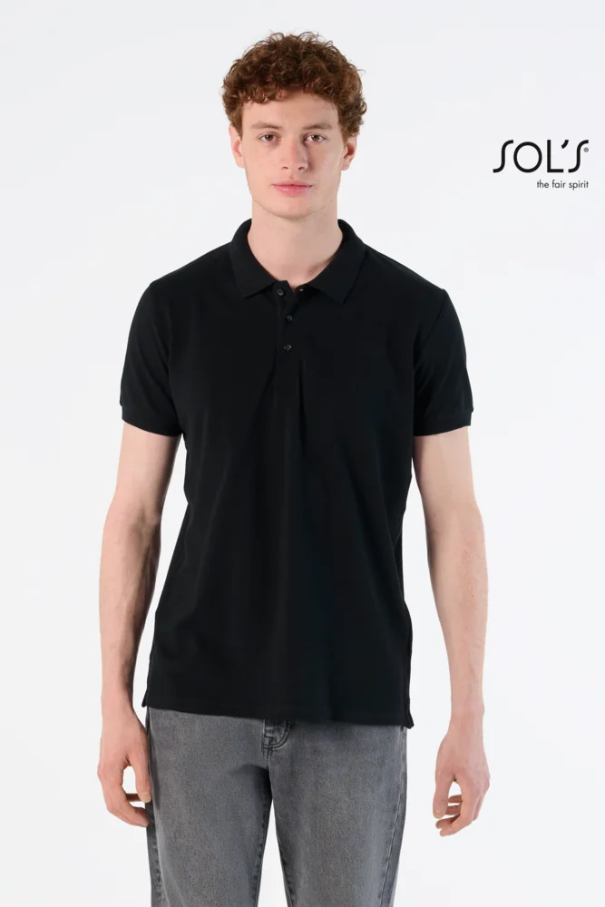 Herren Stretch Piqué Polo