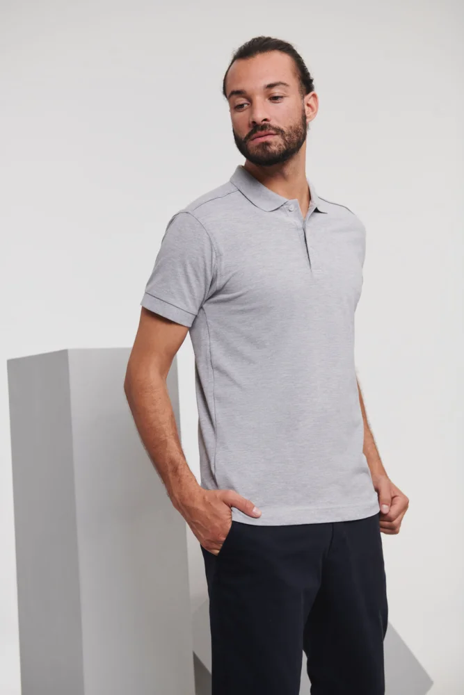 Men's Stretch Piqué Polo