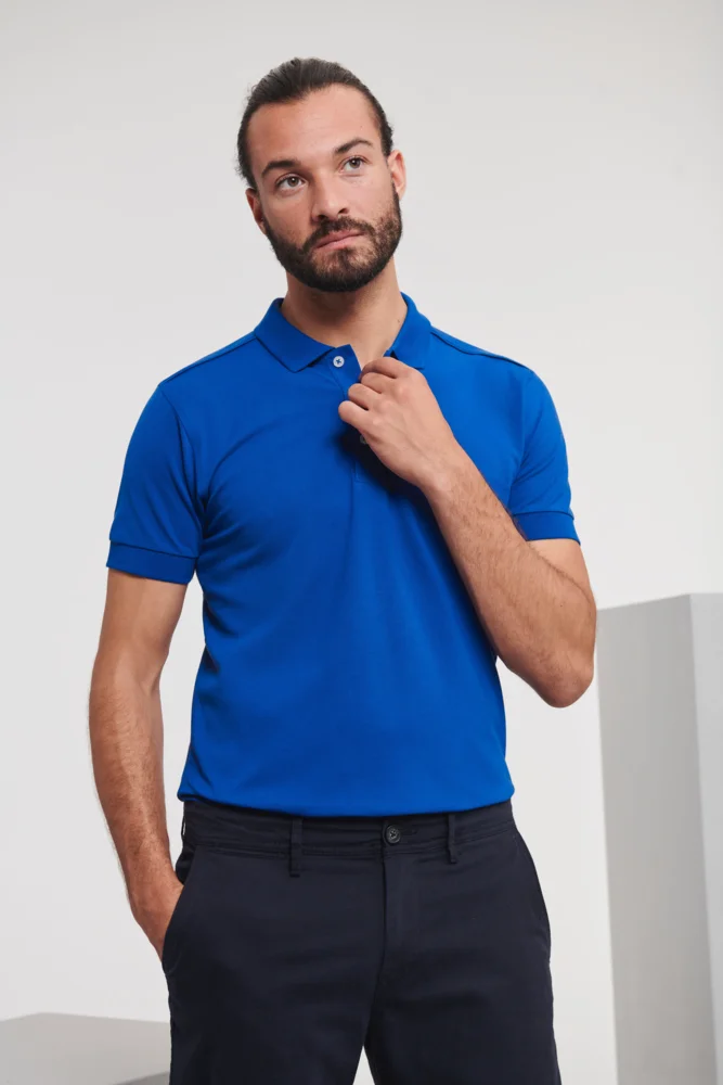 Men's Stretch Piqué Polo