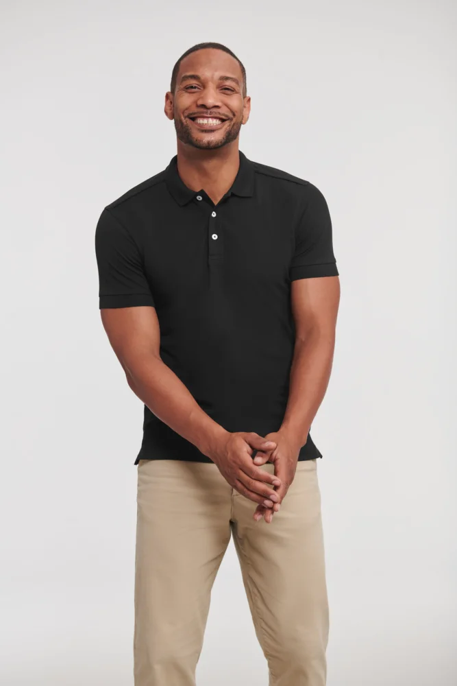 Men's Stretch Piqué Polo