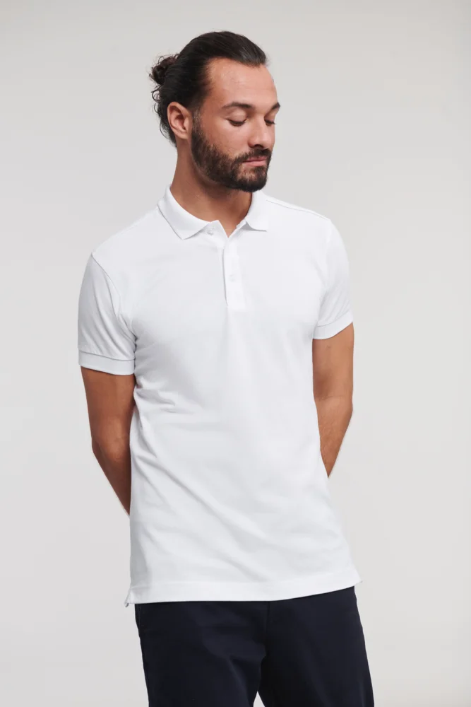 Men's Stretch Piqué Polo