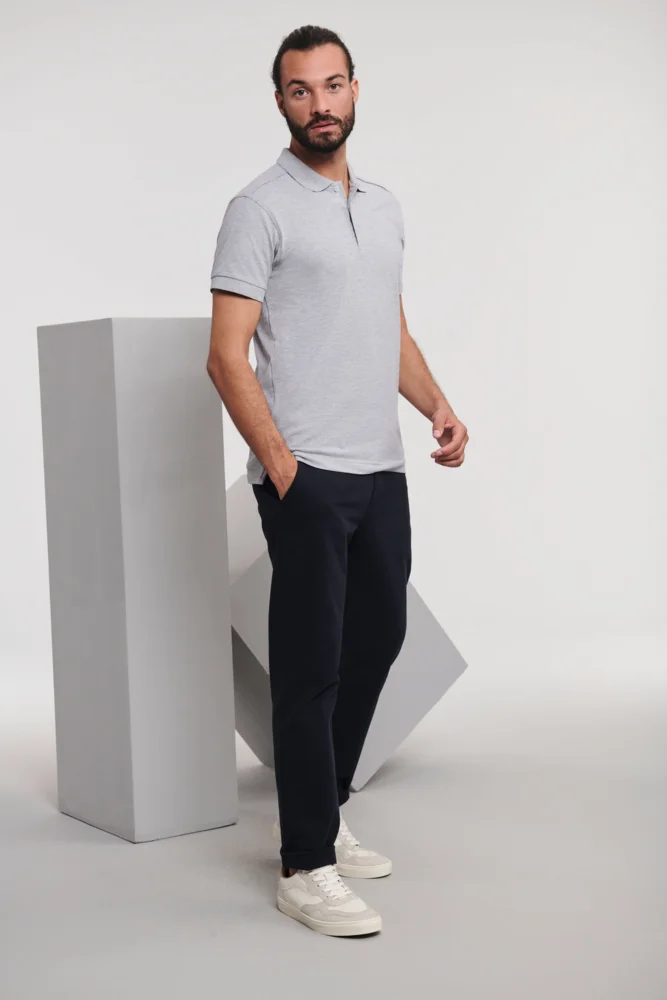 Men's Stretch Piqué Polo