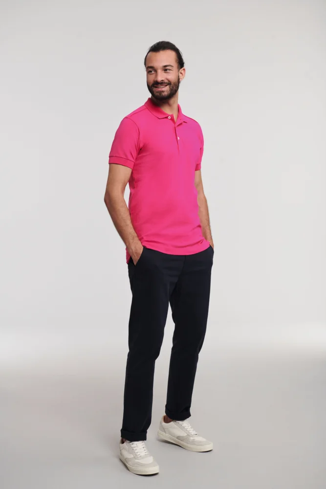 Men's Stretch Piqué Polo