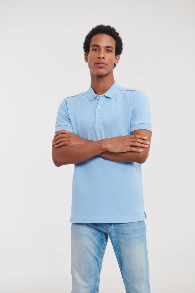 Men's Stretch Piqué Polo