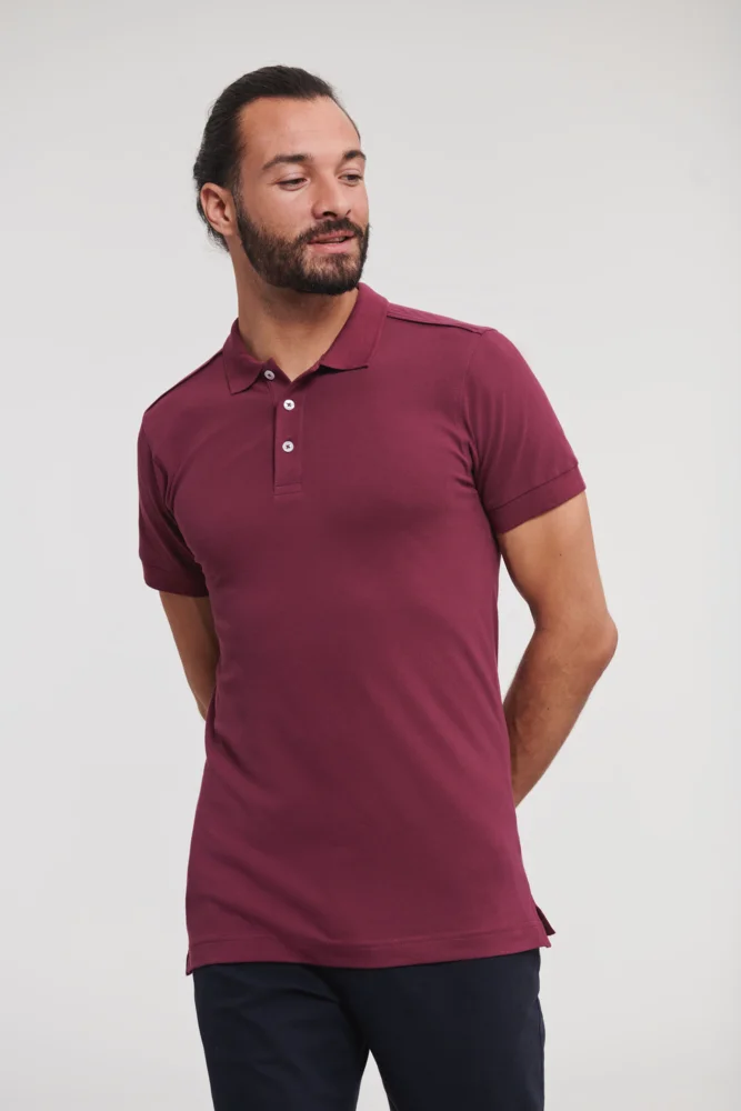 Men's Stretch Piqué Polo
