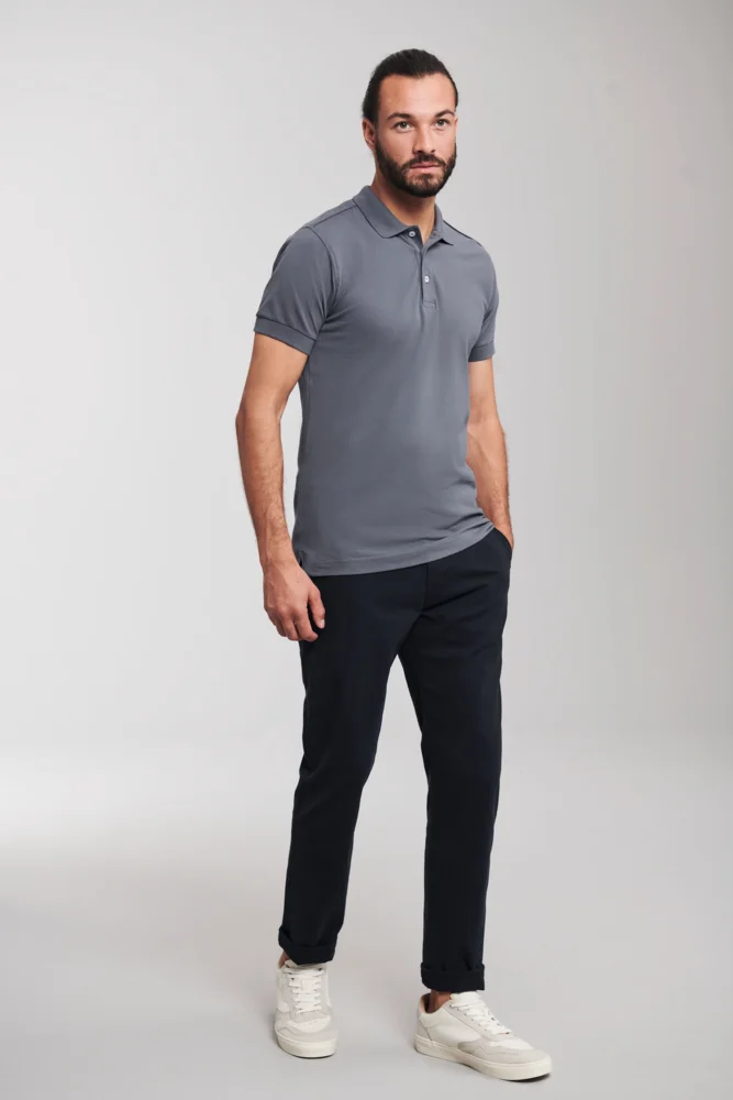 Men's Stretch Piqué Polo