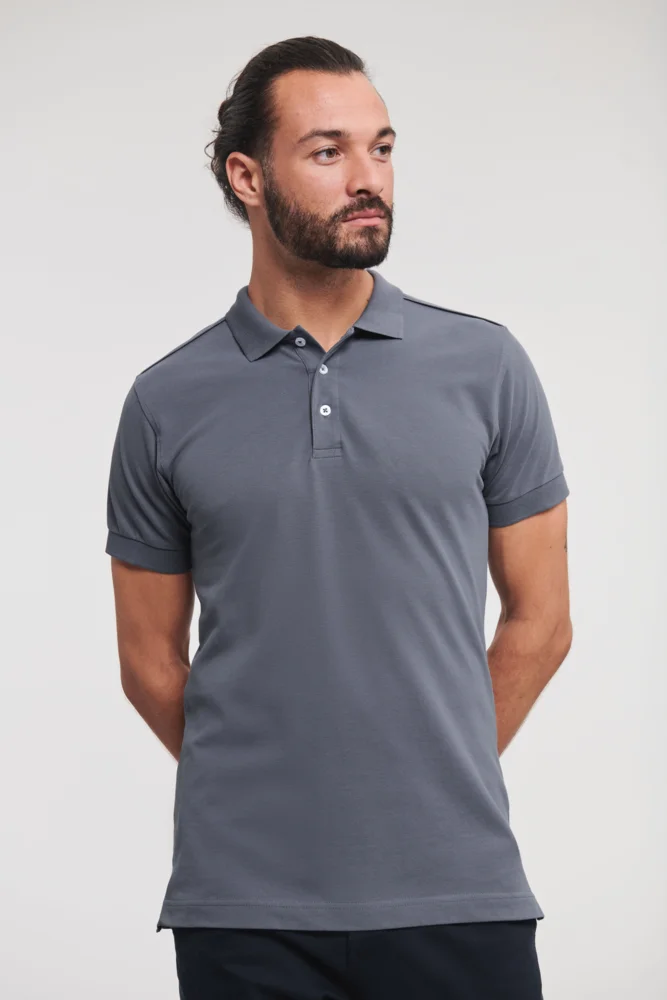 Men's Stretch Piqué Polo