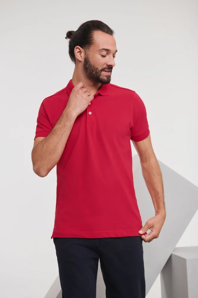 Men's Stretch Piqué Polo