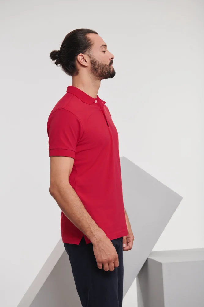 Men's Stretch Piqué Polo