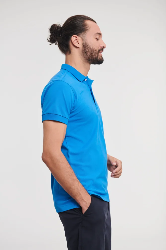 Men's Stretch Piqué Polo