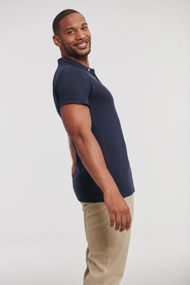 Men's Stretch Piqué Polo