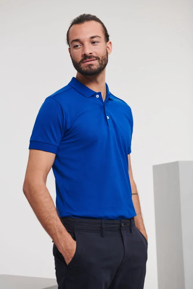 Men's Stretch Piqué Polo