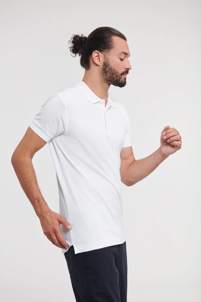 Men's Stretch Piqué Polo