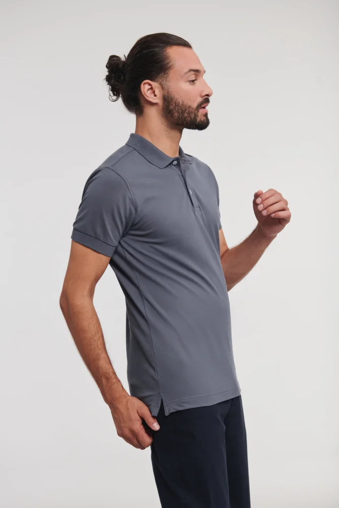 Men's Stretch Piqué Polo