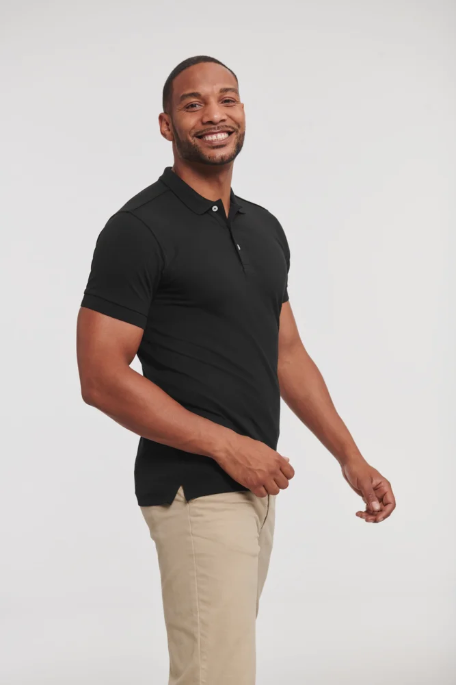 Men's Stretch Piqué Polo