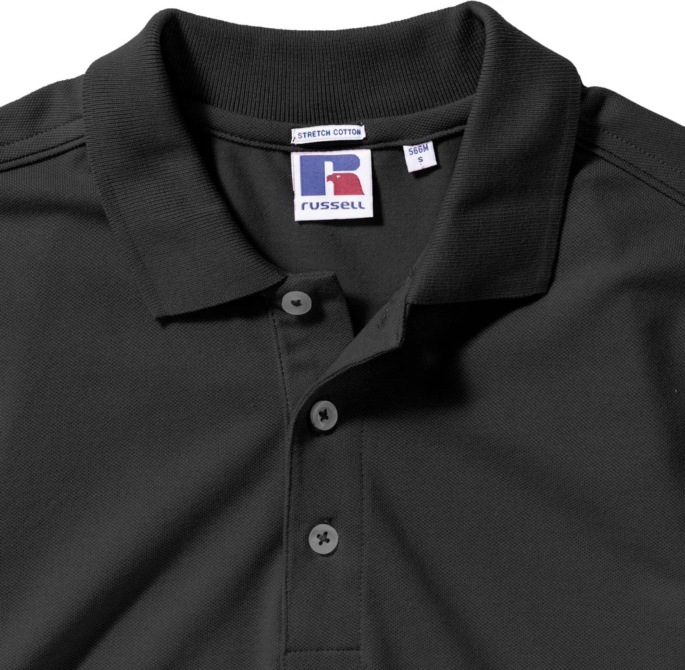 Men's Stretch Piqué Polo
