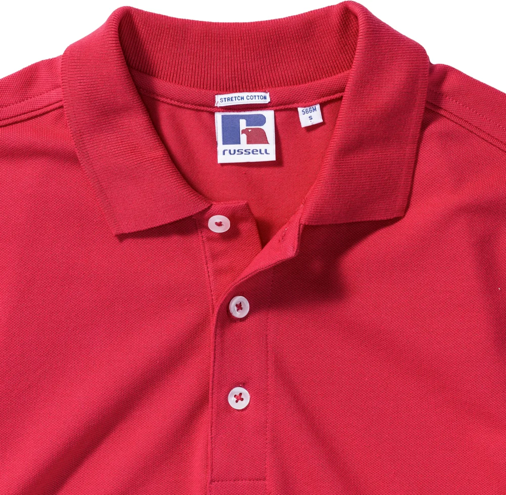 Men's Stretch Piqué Polo