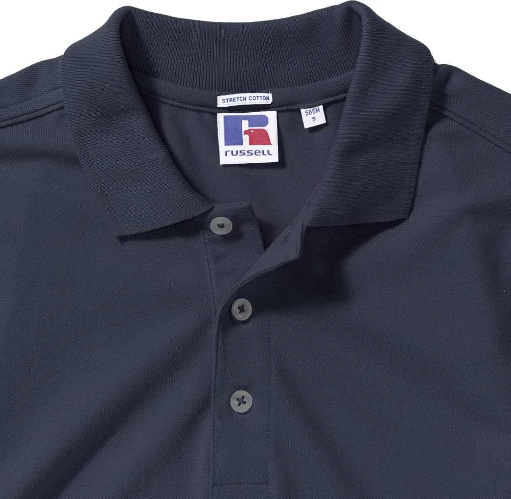 Men's Stretch Piqué Polo