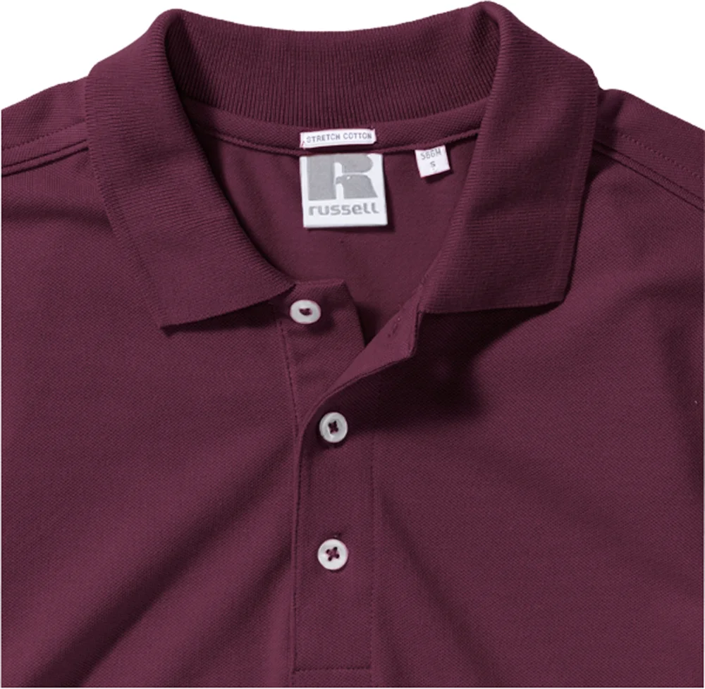 Men's Stretch Piqué Polo