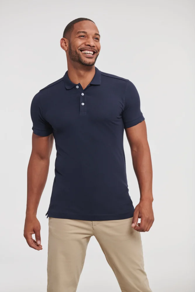 Men's Stretch Piqué Polo