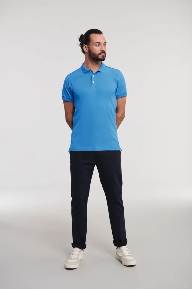 Men's Stretch Piqué Polo