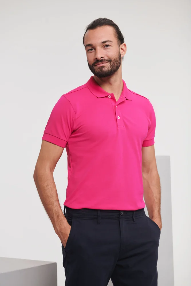 Men's Stretch Piqué Polo
