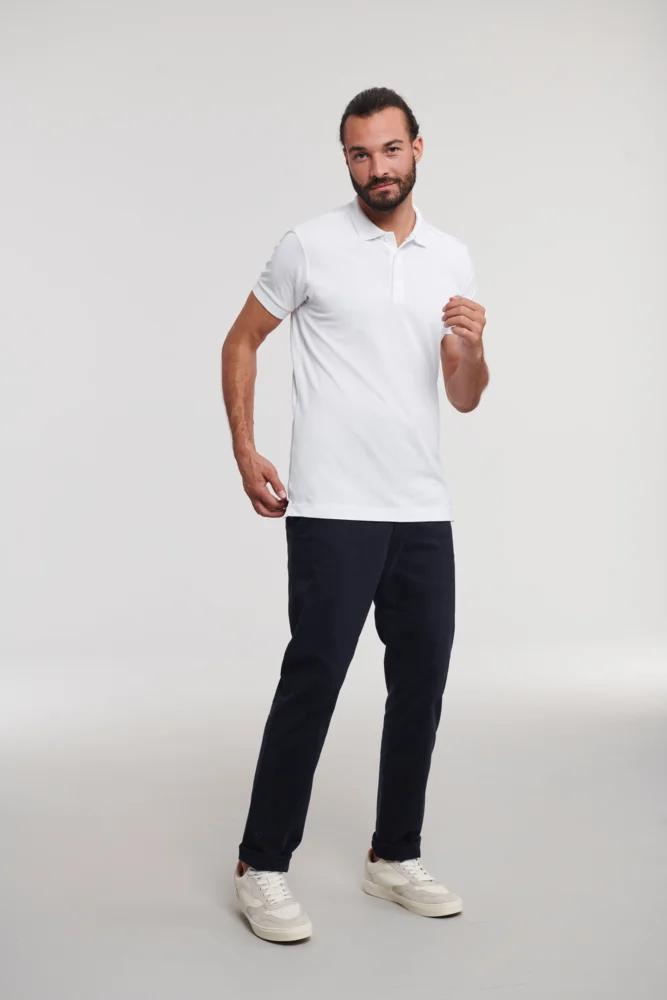 Men's Stretch Piqué Polo