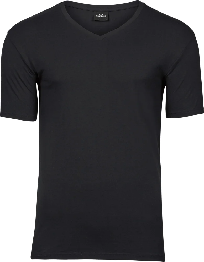 Herren Stretch V-Ausschnitt T-Shirt