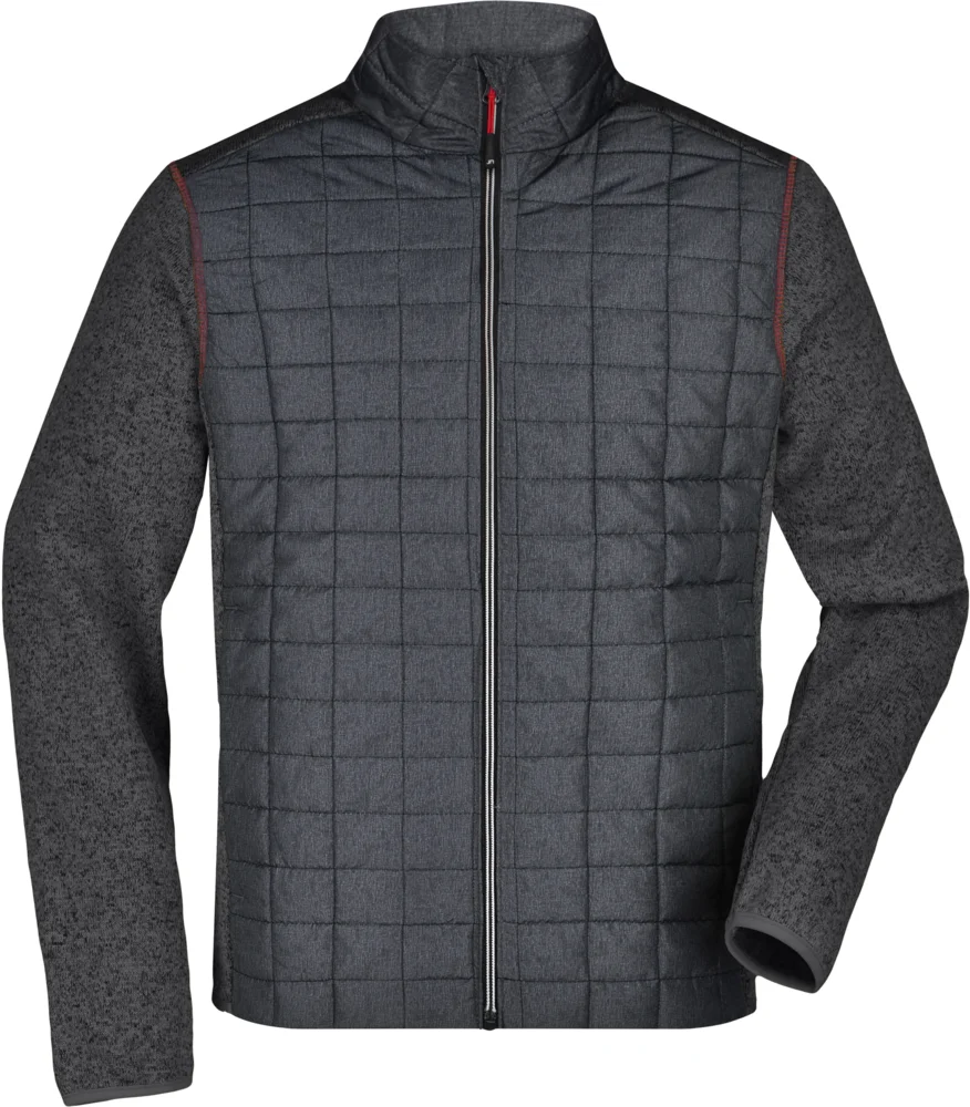 Herren Strick Hybrid Jacke
