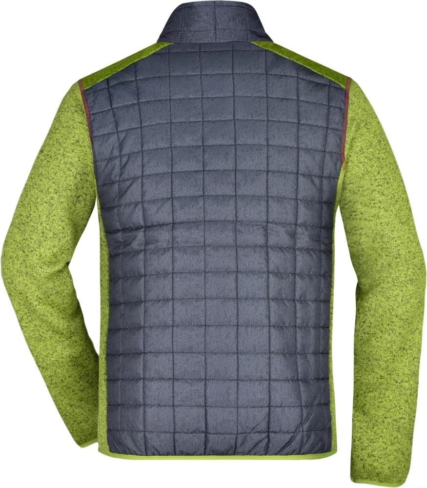Herren Strick Hybrid Jacke