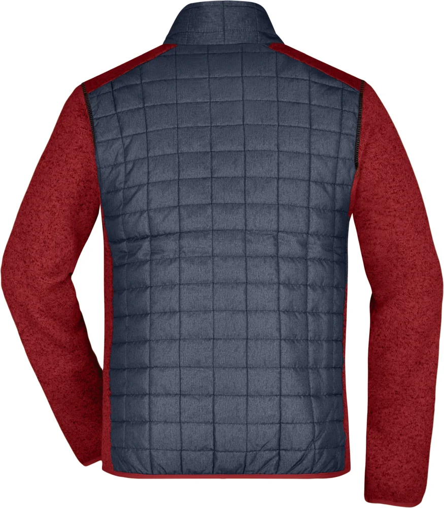 Herren Strick Hybrid Jacke