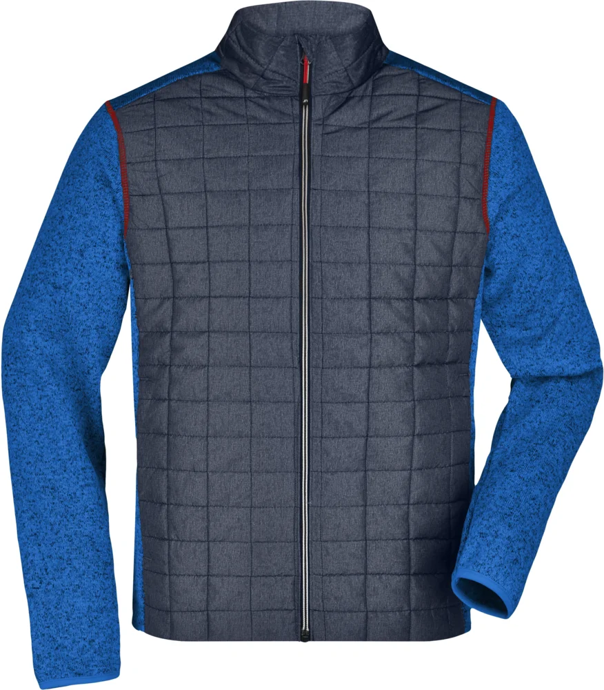 Herren Strick Hybrid Jacke