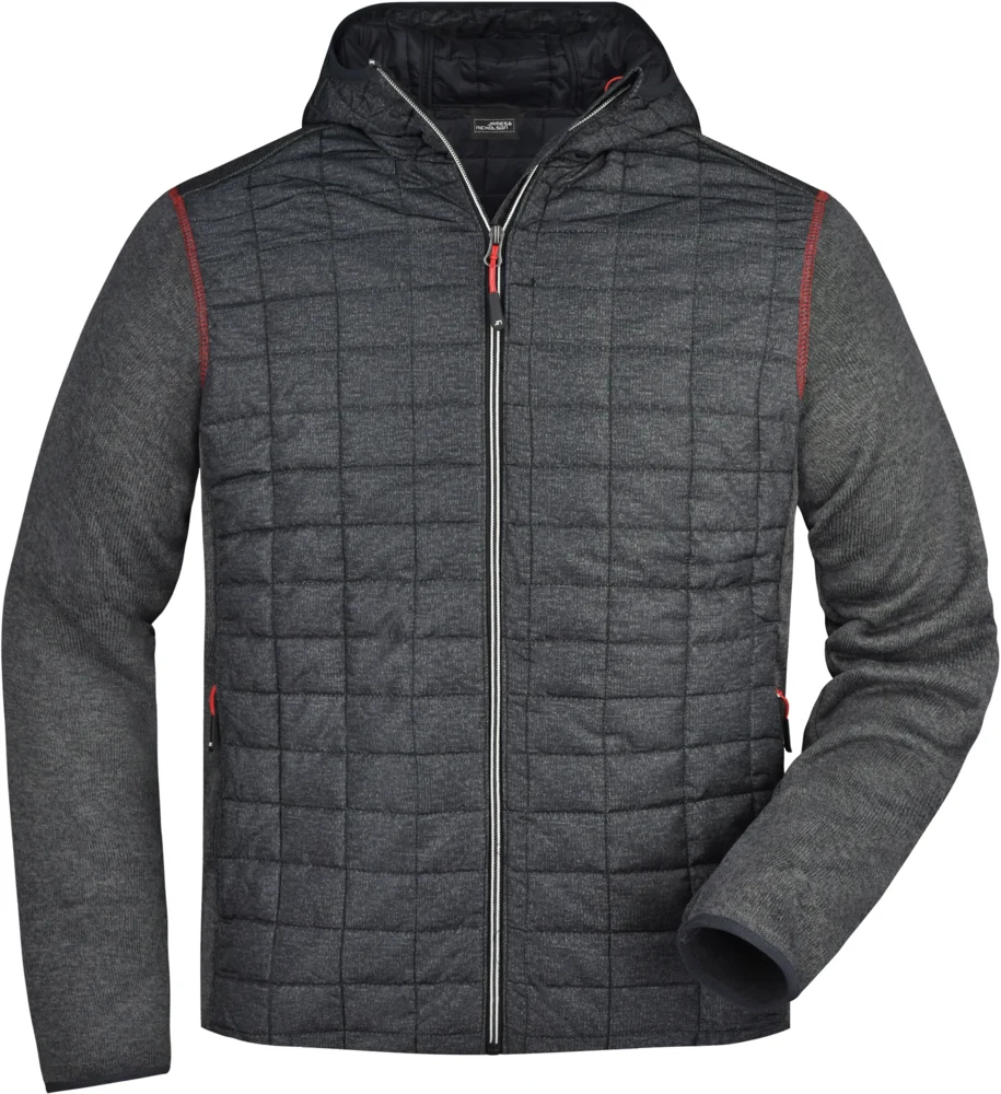Men's Knitted Hybrid Jacket