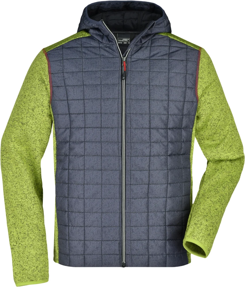 Men's Knitted Hybrid Jacket