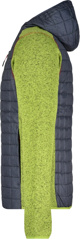Men's Knitted Hybrid Jacket