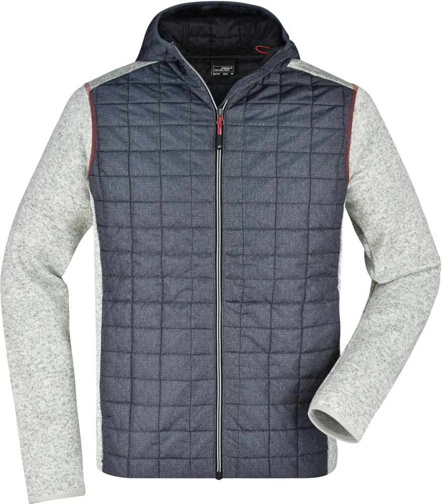 Men's Knitted Hybrid Jacket